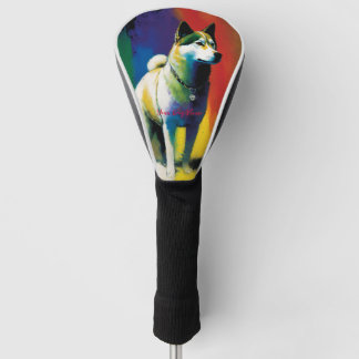 The Akita Dog - Composition 009 Golf Head Cover