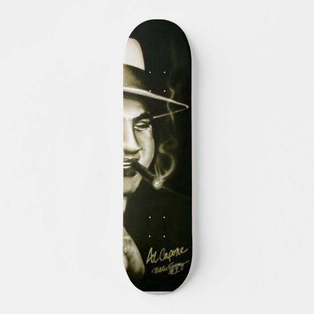 The Al Capone Scarface Signature Series Skateboard Deck Zazzle