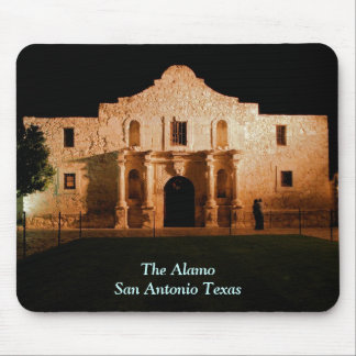 The Alamo at Night Mouse Pad