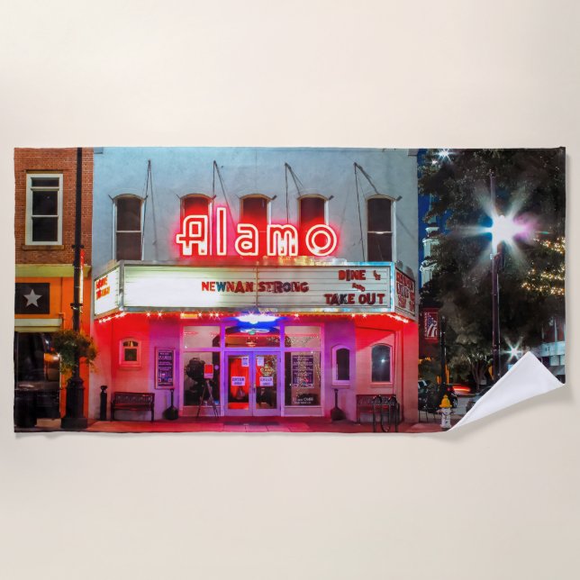 THE ALAMO Beach Towel (Front)