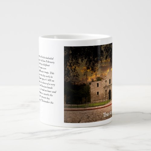 The Alamo Giant Coffee Mug