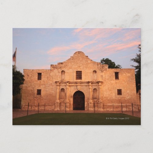 The Alamo Mission in modern day San Antonio 2 Postcard