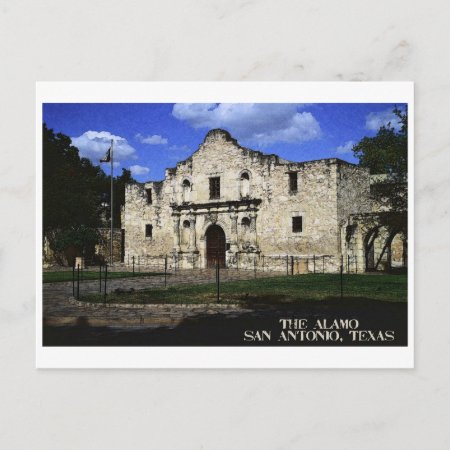 The Alamo Postcard