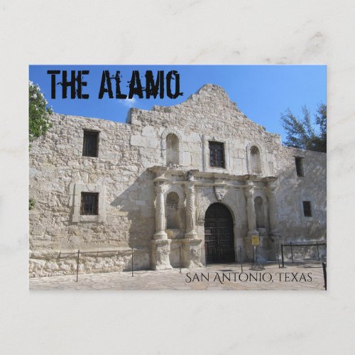 The Alamo San Antonio Texas Postcard Post Card