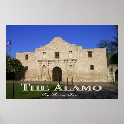 The Alamo San Antonio Texas Poster