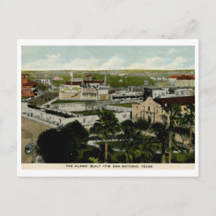 The Alamo, San Antonio, TX 1916 Vintage Postcard
