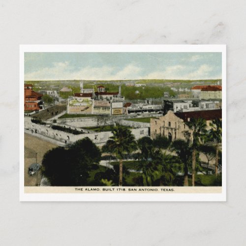 The Alamo San Antonio TX 1916 Vintage Postcard