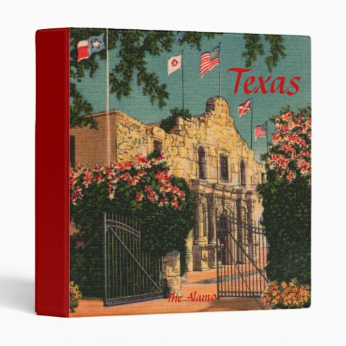 The Alamo Vintage Texas Binder