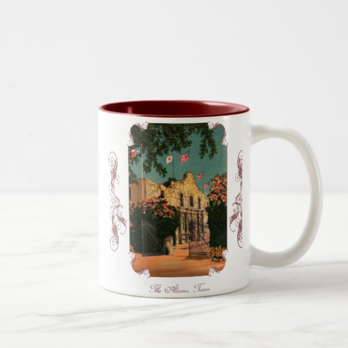 The Alamo Vintage Texas Coffee Mug