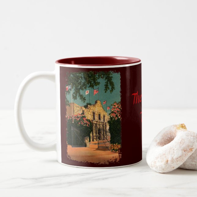 The Alamo Vintage Texas Coffee Mug