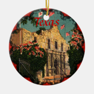 The Alamo Vintage Texas Ornament