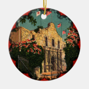 The Alamo Vintage Texas Ornament
