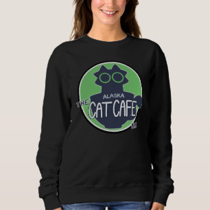 The Alaska Cat Cafe Classic Logo Design Sweatshirt