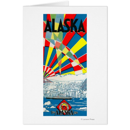 The Alaska Line Steamship Poster (Front)