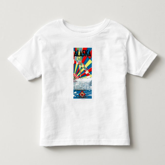 The Alaska Line Steamship Poster Toddler T-shirt (Front)