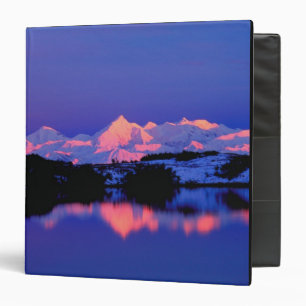 The Alaskan Range is adjacent to Mt. Denali, 3 Ring Binder