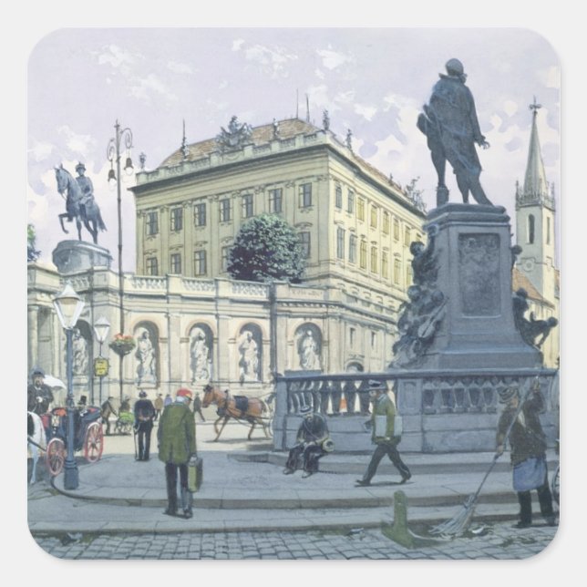 The Albertina, Vienna Square Sticker (Front)