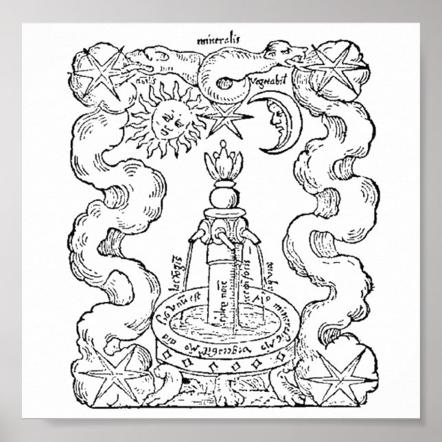 The Alchemical Fountain Poster (Front)