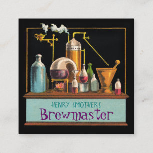 The Alchemist Brewmaster Square Business Card
