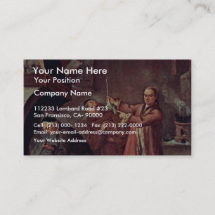 The Alchemist By Longhi Pietro (Best Quality) Business Card