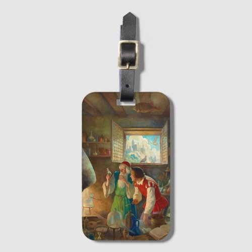 The Alchemist by Newell Convers Wyeth Luggage Tag