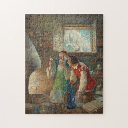 The Alchemist c 1937 by NC Wyeth Jigsaw Puzzle