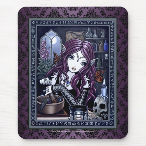 The Alchemist Gothic Magic Fairy Mouspad Mouse Pad