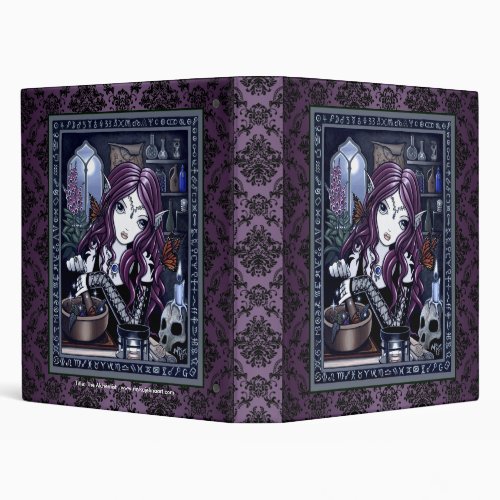 The Alchemist Gothic Magical Fairy Art Binder