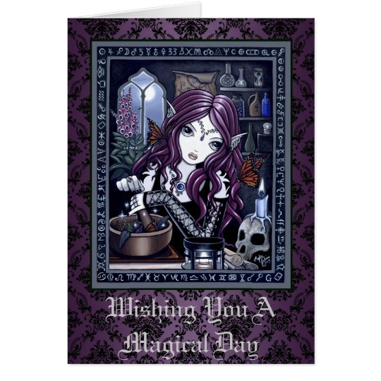 "The Alchemist" Gothic Magical Fairy Art Card