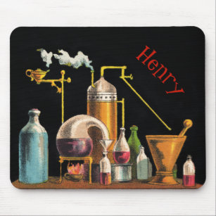 The Alchemist Mad Scientist Mouse Pad