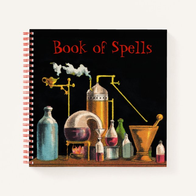 The Alchemist Mad Scientist Notebook (Front)