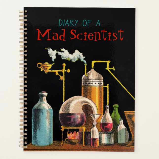 The Alchemist Mad Scientist Notebook (Front)