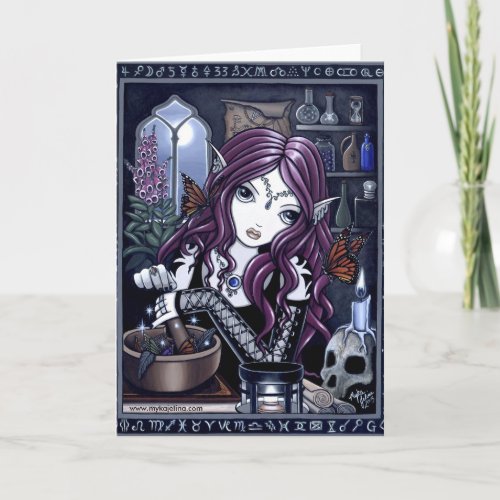 The Alchemist Magic Faerie Workshop Card