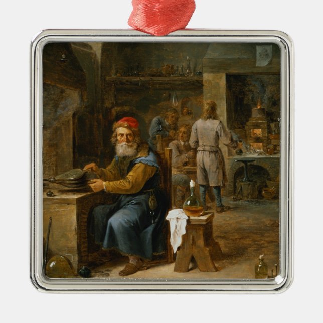 The Alchemist Metal Ornament (Front)