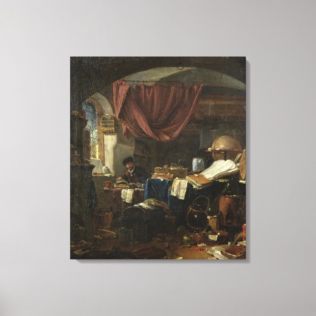 The Alchemist's Laboratory Canvas Print (Front)