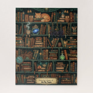 The Alchemist's Personalized Library | Maximalist Jigsaw Puzzle
