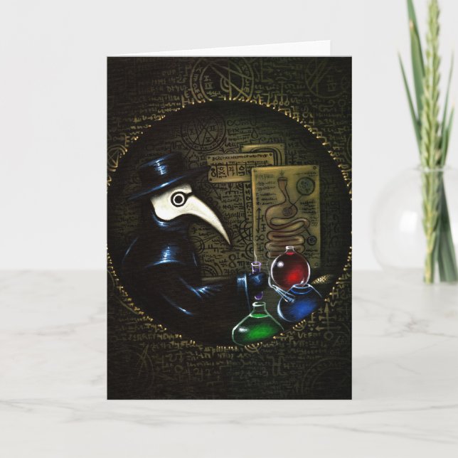 "The Alchemist's Revenge" Greeting Card (Front)