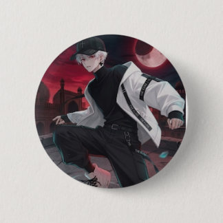 The Alchemist's Whirlwind Anime Boy Button - Maste