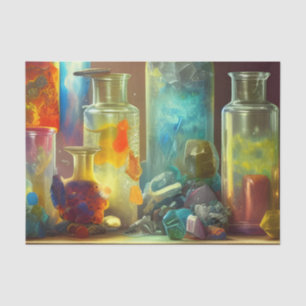 The Alchemist's Worktable Fantasy Tissue Paper