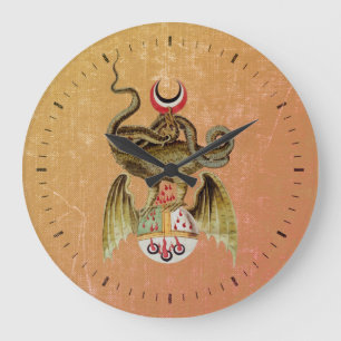 The Alchemy Dragon Large Clock