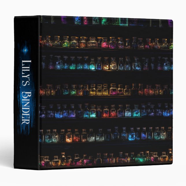 The Alchemy Lab - Potion Bottles Binder (Front/Spine)