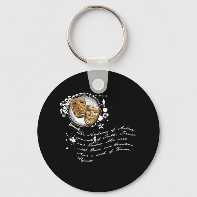The Alchemy of Acting Keychain (Front)