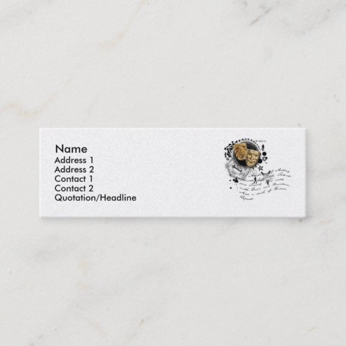 The Alchemy of Acting Business Cards