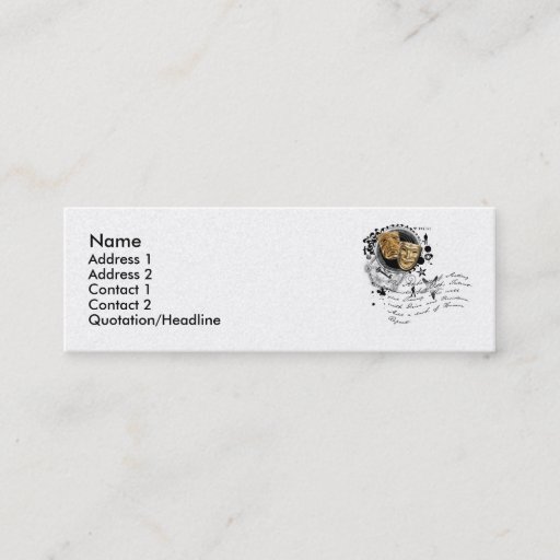 Customizable The Alchemy of Acting Business Cards