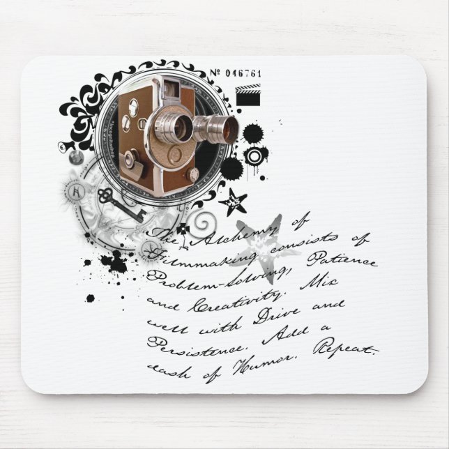 The Alchemy of Filmmaking Mouse Pad (Front)