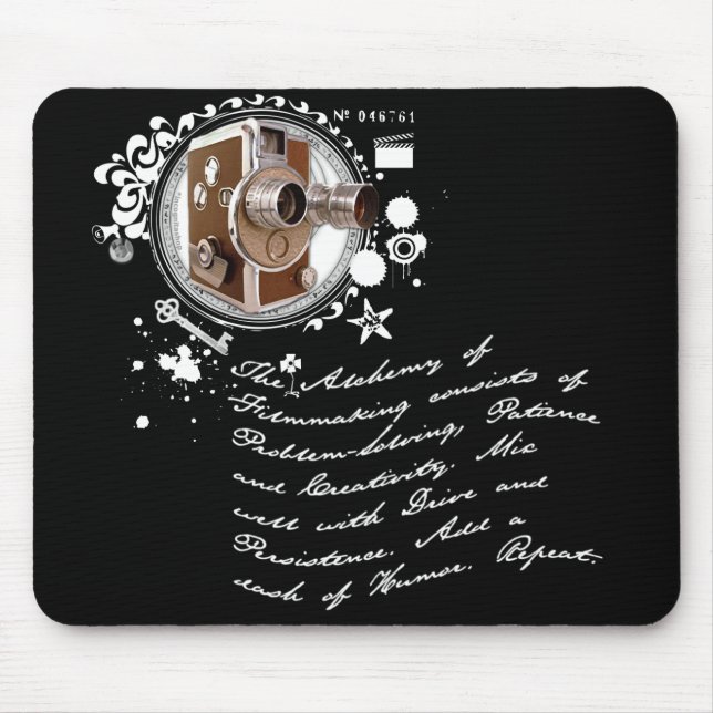 The Alchemy of Filmmaking Mouse Pad (Front)
