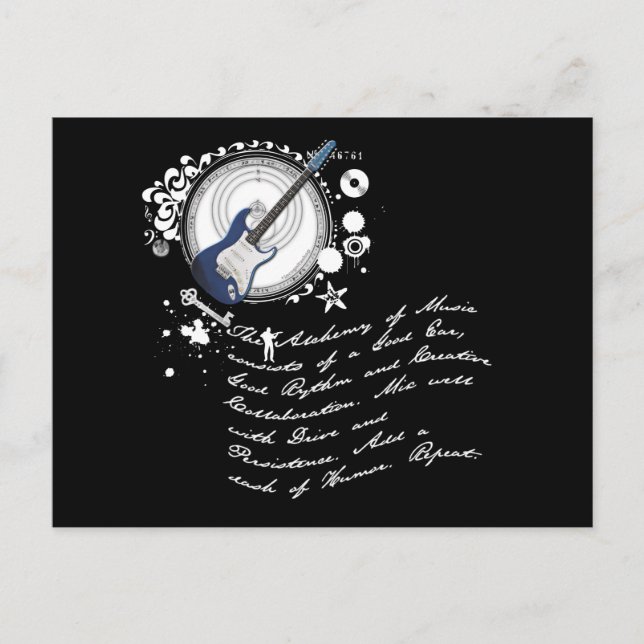 The Alchemy of Music Postcard (Front)