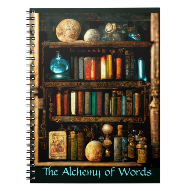 The Alchemy Of Words Notebook (Front)