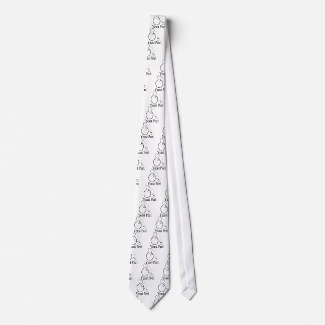 The Alcohol (Beer) You Drink Is Yeast Pee! Neck Tie (Front)