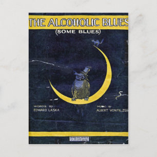 The Alcoholic Blues Postcard